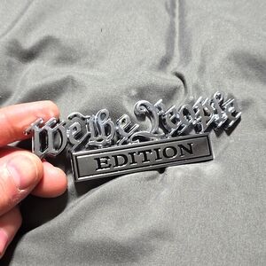 metal We The People Editon Car Truck SUV Emblem for Fenders Trunk Tailgate